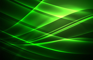 Vector polar lights concept background