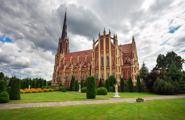Holy Trinity catholic church, Gervyaty village, Grodno region, Belarus