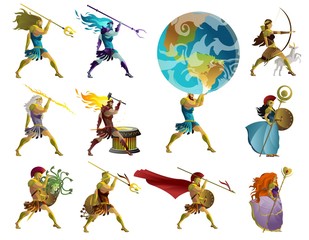greek roman gods and heroes