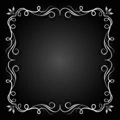 Vintage silver frame.