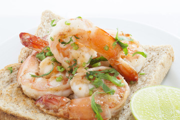 Prawn sandwich