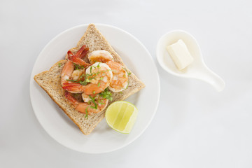 Prawn sandwich