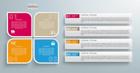 Infografik Verzeichnis 4 Optionen