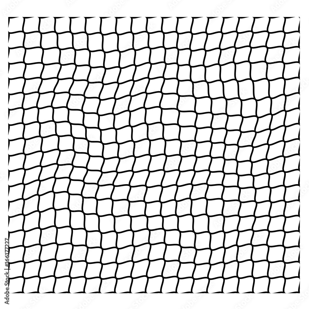 Wall mural irregular net seamless pattern vector