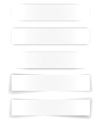 Set of banners for design vector