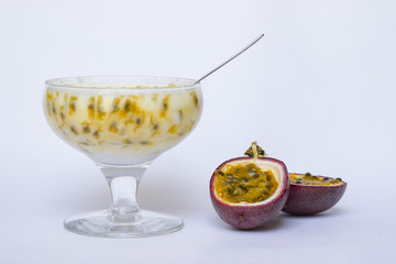kefir diet with passion fruit