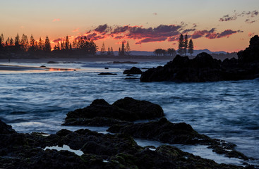 Sunset over Town Beach Port Macquarie
