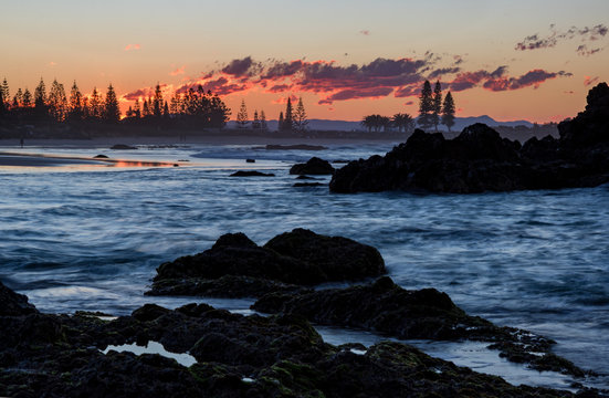 Sunset Over Town Beach Port Macquarie