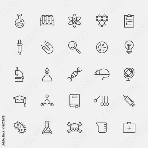 Download "Science experiment icon vector flat design illustration ...