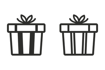 Gift Box vector icon.