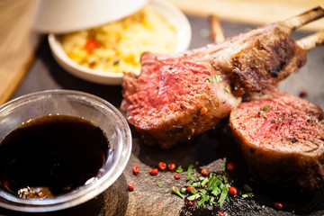 Rack of New Zealand lamb