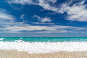 Pefkoulia beach in Lefkada