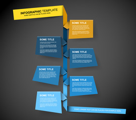 Paper timeline template