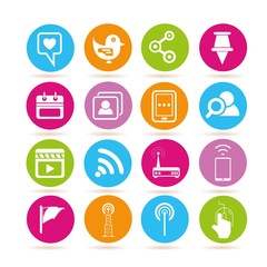 social media icons, social network icons