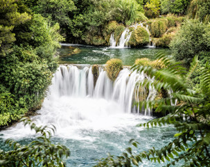 Krka waterfalls, croatian national park