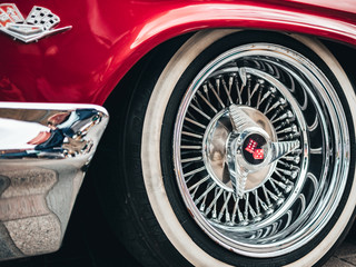 Car, Red Car, Classic, Old school, London