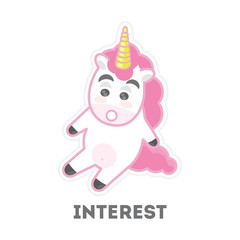 Isolated interester unicorn.