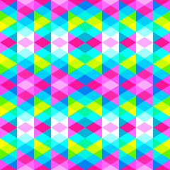 Geometrical seamless pattern of triangles