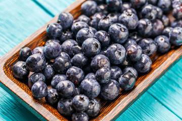 Fresh blueberry in a bowl.