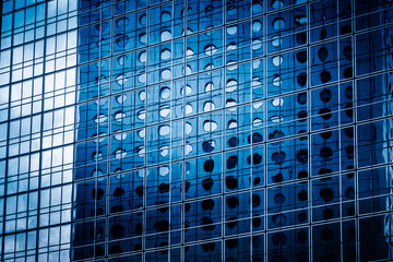detail shot of modern architecture facade,business concepts ,shot in city of China.
