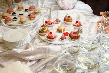 Dessert table/ Dessert table with ornaments