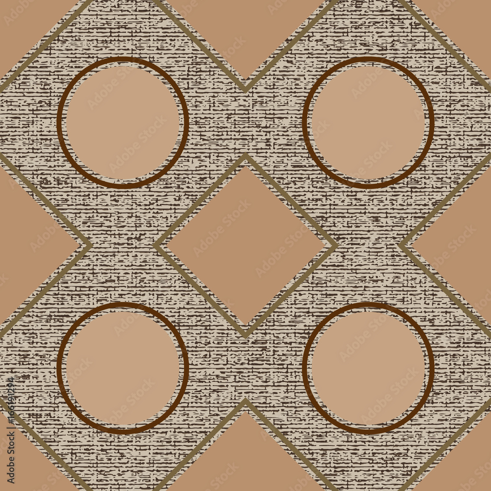 Poster seamless patterns with geometric elements