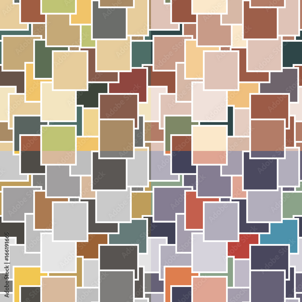 Poster seamless patterns with geometric elements