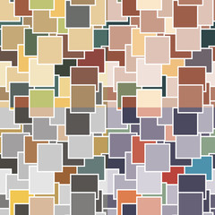 Seamless patterns with geometric elements