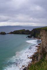 Landschaft um Carrick-a-Rede - Rope Bridge -  Nordirland