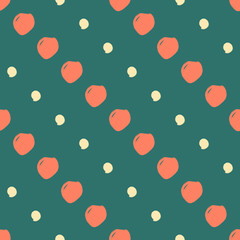 Seamless colorful pattern with circles