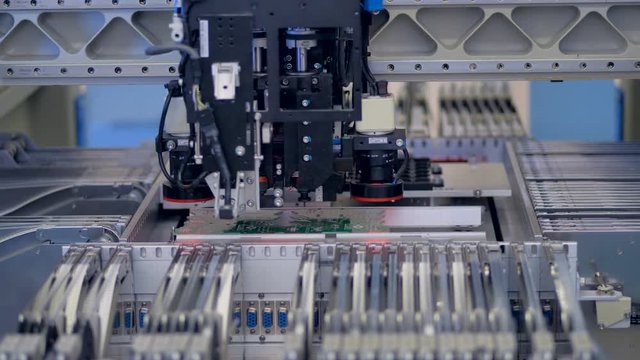 Automated Producing of Printed Circuit Board. 4K.