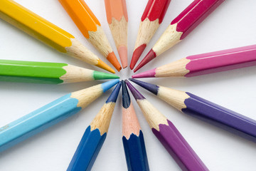 Multicolored pencils