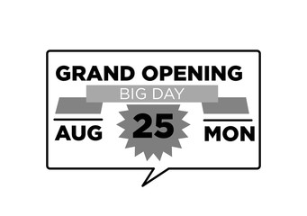 Obraz premium Grand opening ceremony emblem
