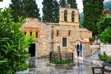 Ancient Monastery Kera Kardiotissa on Crete. Greece