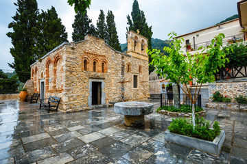 Ancient Monastery Kera Kardiotissa on Crete. Greece