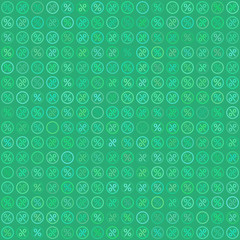 Percent seamless business background pattern. Discount illustration. Economic finance promotion image.