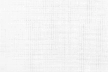 Fototapeten White checkered material background. Checkered texture pattern top view. © vaitekune