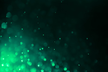 bokeh background teal