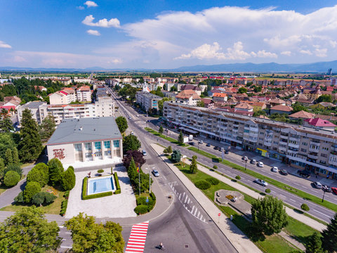 Fagaras city in Transylvania Romania