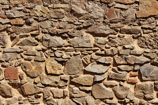 texture of old castle wall