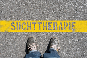 Ein Mann und die Suchttherapie