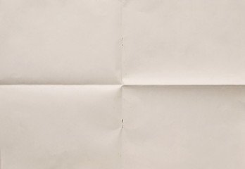 close up of the folded paper