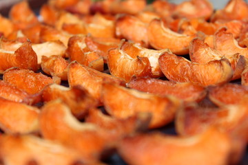 Dried apricots chopped