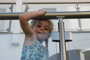 Portrait of cute young girl