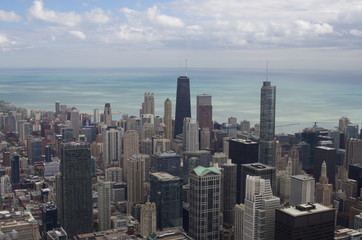 Fototapeta na wymiar シカゴの摩天楼