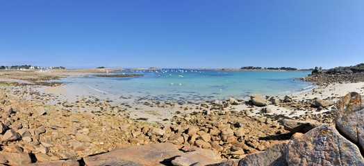 Baie de Port-Blanc Penvénan, Bretagne