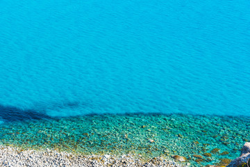 Turquoise water in Sardinia