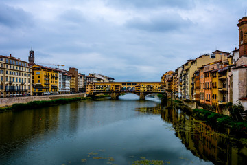 Obraz premium Puente Vecchio en Florencia Italia