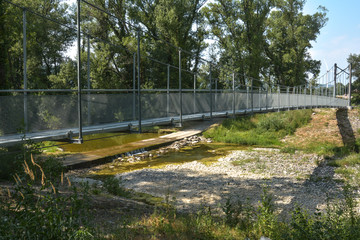 Radwegbrücke via Rhona