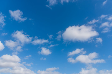 Fototapeta na wymiar Soft clouds and blue sky
